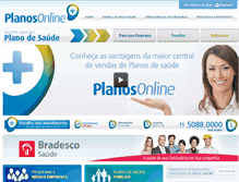 Tablet Screenshot of planosonline.com.br
